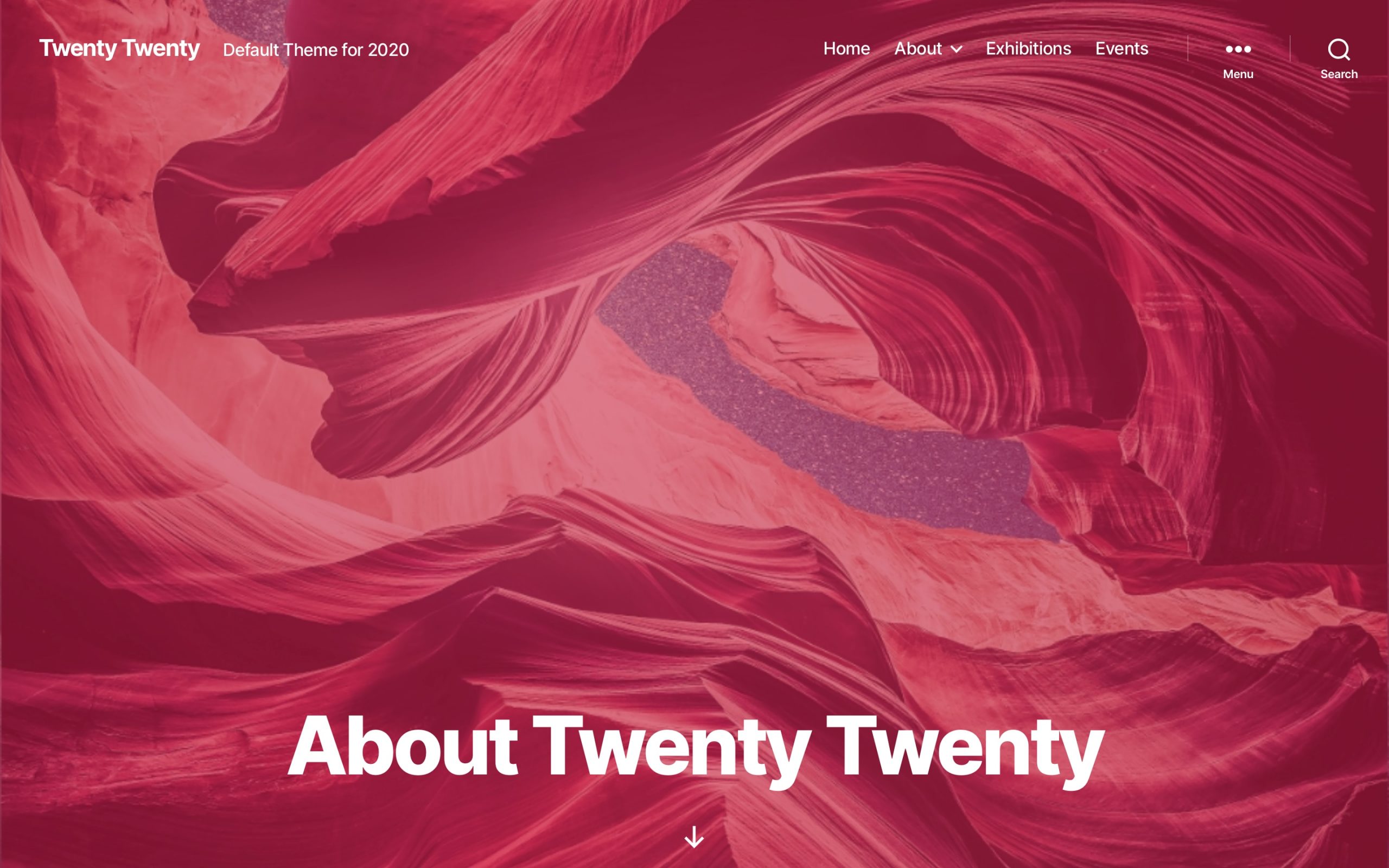 The Cover Template in Twenty Twenty