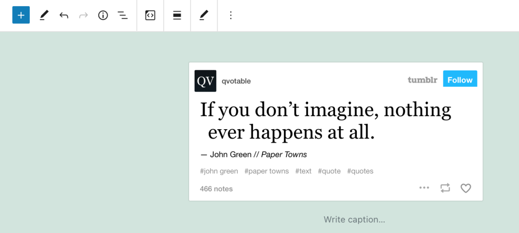 Preview of the embedded Video Press video within the WordPress editor.