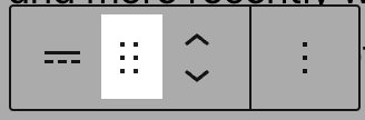 Drag icon in the More Block Toolbar