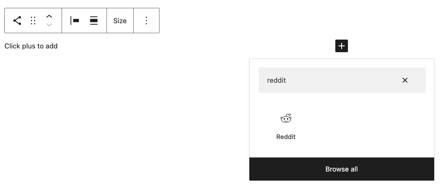 Searching for an available platform
