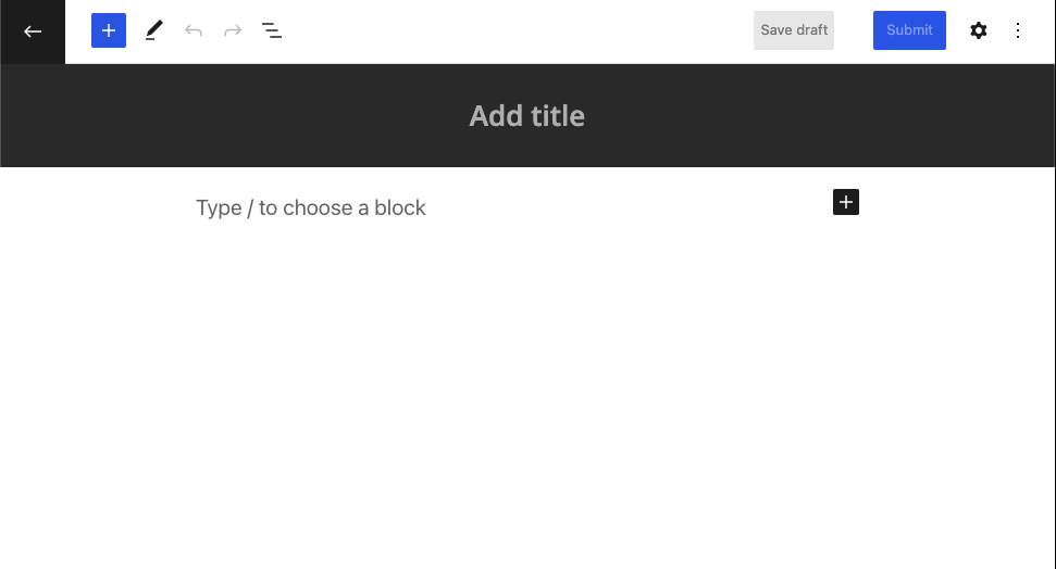Add title for the Block Pattern