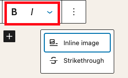 Block text formatting for the home link block