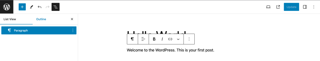 Always show list view